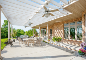concrete patio